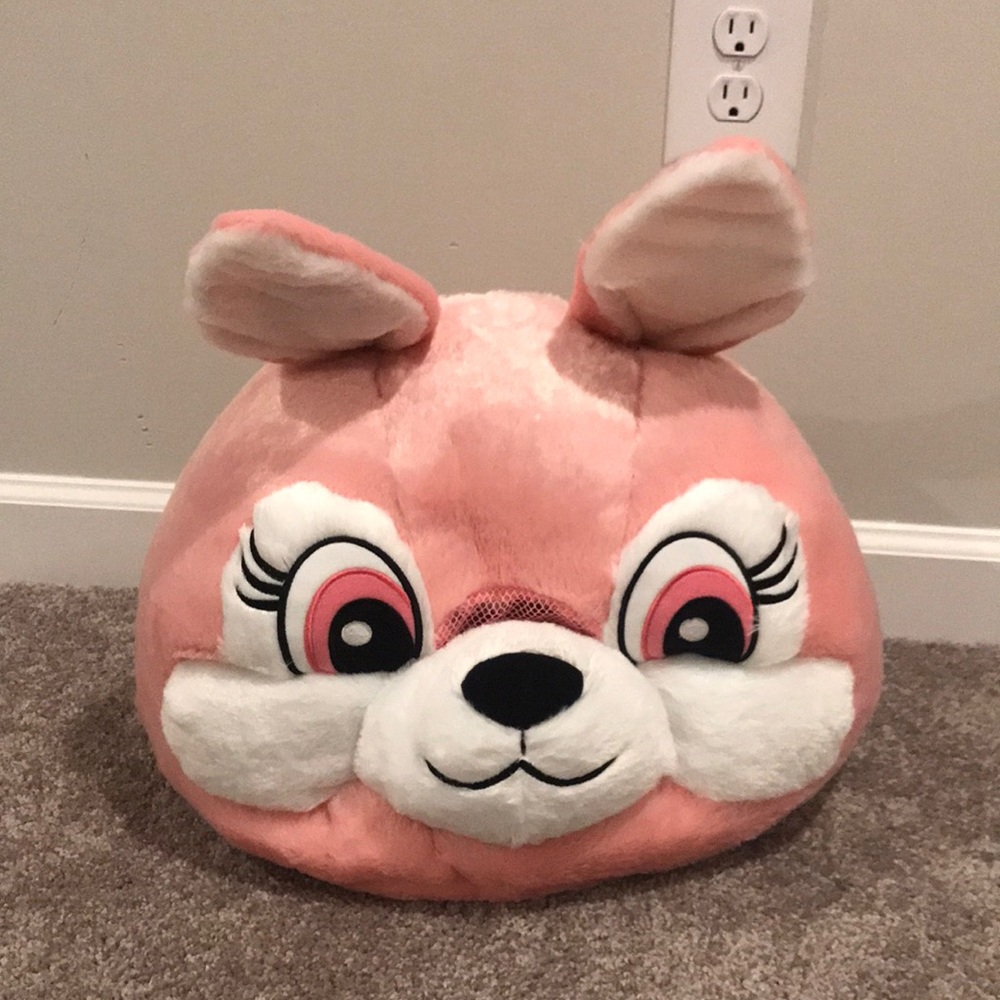 Pink Bunny Head Never Worn